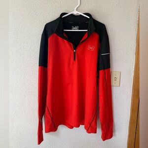 Under Armour Red and Black Pullover